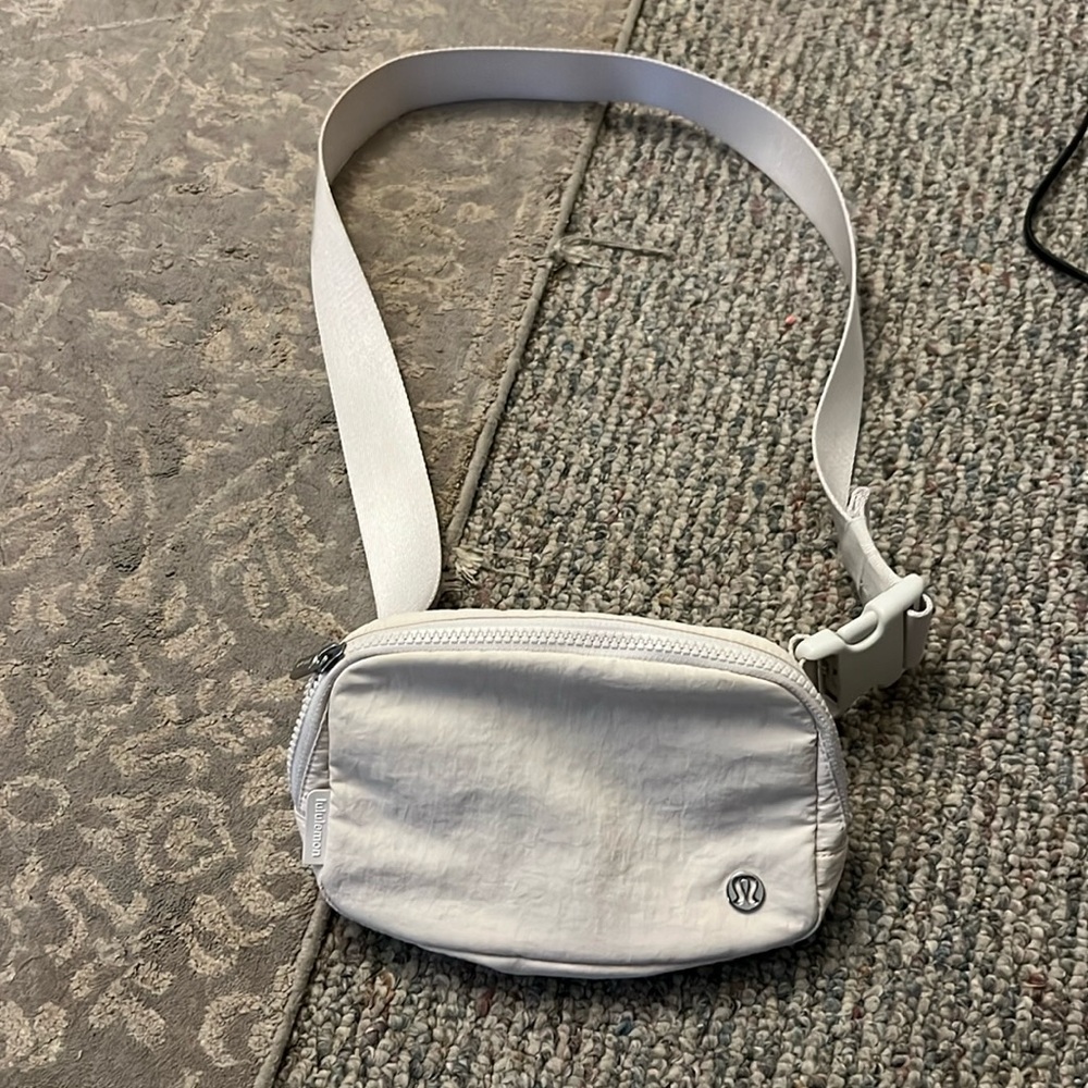 Brand new ivory belt bag!